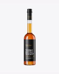 Free Psd Mockup Clear Glass Whisky Bottle Mockup Object Mockups Bottle Mockup Mockup Free Psd Mockup Free Download