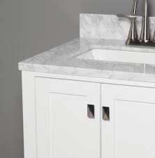Maybe you would like to learn more about one of these? Tuscany Rio 24 W X 22 D Vanity And Natural Cararra Marble Vanity Top With Rectangular Undermount Bowl At Menards