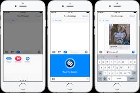 Like shazam, soundhound dabbles in tune recognition (smaller library of songs, snappier tagging), but it also serves as a full replacement auto corrector for iphone is an app that lets you easily add words to your custom dictionary so your iphone won't turn 'fuck' into duck anymore. Identifying Songs Inside Ios 10 Messages With Shazam S New Imessage App