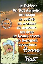 Bonne Nuit Image 7978 Je T Offre Un Flot D Amour Un Nuage De Roses Un Oreiller De Douceur Un Dr Citation Bonne Nuit Message Bonne Nuit Bonne Nuit Bisous