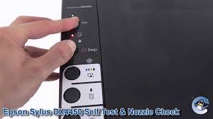 Mit epson easyprint können sie ganz einfach aus einem programm direkt auf. Epson Stylus Dx4450 How To Do A Self Test Nozzle Check Youtube