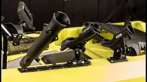 Flush mount rod holder base plate. Hobie Compass Pedal Kayak Rod Holder Upgrades And Installation Youtube