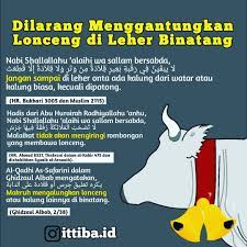 Manhaj Salaf Di Instagram Dilarang Menggantungkan Lonceng Di Leher Binatang Dinyatakan Dalam Hadis Dari Abu Basyir Al Ans Binatang Instagram Kutipan Agama