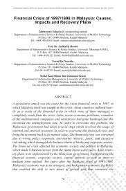 In the mid‐1990s, the east asian countries experienced severe financial crisis that were followed by employing the data envelopment analysis (dea) approach the present study attempts to examine for the first time the impact of the 1997 asian. Financial Crisis Of 1997 1998 In Malaysia Causes