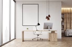 Maybe you would like to learn more about one of these? Front View Of Ceo Table In His Office With Bookcase Stock Photo Adobe Stock