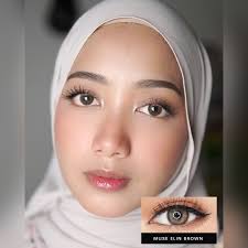 EYEMUSE] ELIN BROWN Diameter: 14.0mm Water content: 38% Power: 0