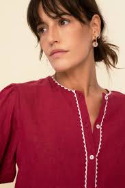 Leonor blouse cherry
