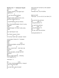 Batinku dan batinmu terlalu lelah. Kunci Gitar Lagu Dan Sheila On 7 Chordtela Chord Gitar Dan Lirik Lagu Indonesia Terbaru
