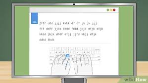 Sie müssen beim blindschreiben lernen, immer wieder bestimmte finger für die gleiche taste zu verwenden, wie im bild oben dargestellt wird. Das 10 Finger System Lernen 15 Schritte Mit Bildern Wikihow