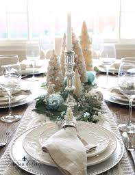 I was also craving something different, something to bring a little more cheer into our home during an interesting time in our world. Soft And Wintery Christmas Table With Touches Of French Blue