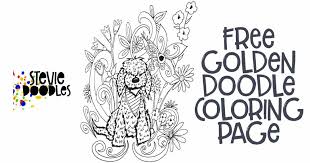 There's something for everyone from beginners to the advanced. Free Golden Doodle Coloring Page Stevie Doodles Free Printable Coloring Pages