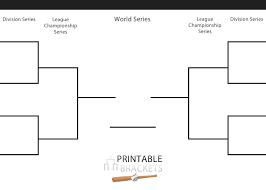 2020 World Series Bracket Printable World Series Bracket Sheet