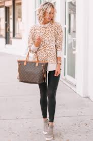 How To Wear Leather Leggings Straight A Style