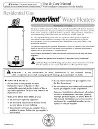 Check spelling or type a new query. Rheem Powervent Use Care Manual Pdf Download Manualslib