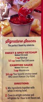 Red Robin Sweet Spicy Ketchup And Campfire Sauce Recipes Spicy Ketchup Campfire Sauce Food