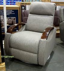 Costco Sale Synergy Home Fabric Power Swivel Glider Recliner 299 99 Swivel Glider Recliner Rocking Chair Chair