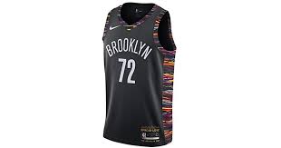 The brooklyn nets are an american professional basketball team based in the new york city borough of brooklyn. Nike Synthetic Biggie Nets City Edition Nba Swingman Jersey Black Clearance Sale For Men Lyst