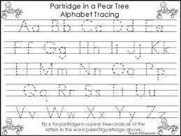 This group of writing readiness worksheets will keep kids busy tracing vertical, horizontal, diagonal and curved lines. The 12 Days Of Christmas Themed Task Worksheets Alphabet And Numbers Tracing