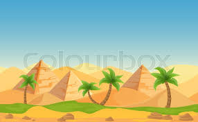 Egyptian Pyramids With Palms In Desert Landscape Cartoon Vector Illustration Stock Images Page Everypixel Choose from 950+ pyramid graphic resources and download in the form of png, eps, ai or psd. egyptian pyramids with palms in desert