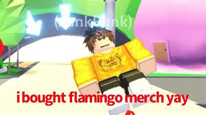 Play this game with friends and other people you invite. Flamingo Merch On Roblox Flamingo Roblox Horror Games Roblox How To Sell T Shirts Amazoncom Black6red Albertsstuff Flamingo Childrens 34 Hattie Gonsalez