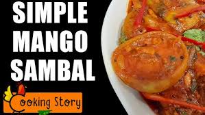 Sambal mangga adalah salah satu jenis sambal yang berbahan dasar mangga muda, cabai dan terasi. Simple Mango Sambal Sambal Mangga Mangai Sambal Malaysian Style Youtube