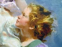 Joyful Memories Pino Daeni Canvas Giclée Print Artist Signed Numbered