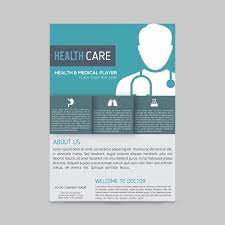 Health ident & sion of. Lade Grune Und Blaue Kasten Mit Weissen Doktor Silhouette Medizinischen Flyer Kostenlos Herunter Medical Brochure Free Brochure Template Brochure