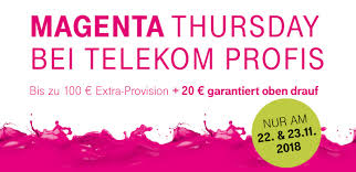 Gebrauch geprüft telekom black friday gutscheincodes & telekom black friday gutscheine diese februar 2021. Magenta Thursday Bei Telekom Profis Telekom Profis