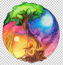 Earth day is on april 22nd. Yin And Yang Earth Drawing Png Clipart Art Color Deviantart Drawing Earth Free Png Download