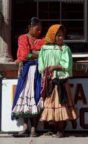 Muchachas Tarahumaras Creel Chihuahua Mexico Mexican Outfit Chihuahua Mexico Hispanic Clothing