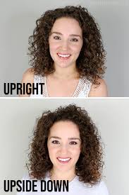 How do you get so much lift at your roots? Upright Styling Routine Vs Upside Down Styling Curly Hair Gena Marie