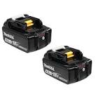 18V LXT  4 0Ah  Lithium-Ion High Capacity Battery Packs with LED Charge Level Indic    196406-9 MAKITA