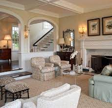 But instead, it's incredibly soothing. I Like This Layout Of Furniture Of The Living Room And I Also Like The Fireplace Mant Farm House Living Room Sunken Living Room Traditional Design Living Room