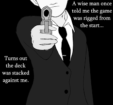 The game was rigged from the start. The Game Was Rigged From The Start Fallout Nv Oc By 6the6overlord6 On Deviantart