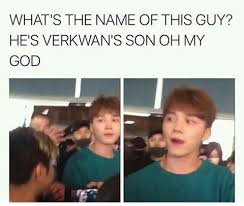 Got7 S Hot Manager Is Seungkwan And Vernon S Son Lol Seventeen Memes Seventeen Kpop Kpop Memes
