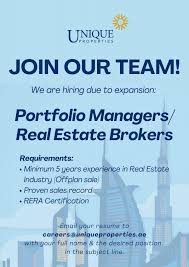 Evaluating the clients' desires and economic capabilities to discover the appropriate suggestions. Portfolio Managers Real Estate Brokers Uae Job Openings Real Estate Broker Job Opening Brokers