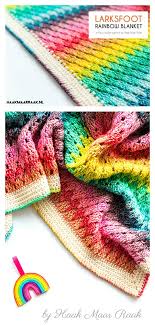 Little Larksfoot Rainbow Baby Blanket Free Crochet Pattern Cool Creativities
