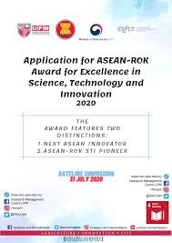 This policy consists of 13 strategies and 38 strengthen innovation capacity and capability by improving malaysia's ranking in the global. Call For Application For Asean Rok Award For Excellence In Science Technology And Innovation 2020 Research Management Centre