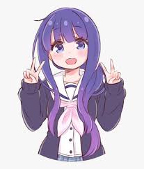 Khi ai đó đã biết yêu thì họ sẽ vì nó mà hy sinh tất cả. Ftestickers Anime Girl Animegirl Chibi Shoolgirl Cute Purple Anime Girl Chibi Png Image Transparent Png Free Download On Seekpng