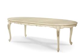 Lavelle Blanc Oval Extendable Solid Wood Dining Table In 2020 Solid Wood Dining Table Wood Dining Table Dining Table Legs
