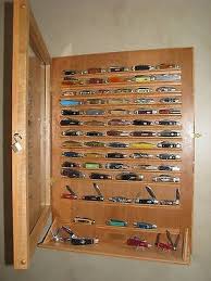 The One In Front Of The Gun Lives Forever Meaning Knife Display Wall Shadow Box Cabinet With Glass Door Pocket Knife Display Knife Display Case Pocket Knife Display Case