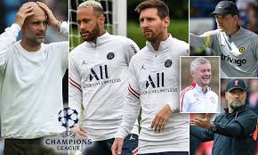 All fixtures premier league women's super league carabao cup championship league one league two women's fa cup bundesliga serie a la liga ligue 1 champions league qualifying scottish premiership. Champions League Draw Man City United Liverpool And Chelsea Fixtures Daily Mail Online