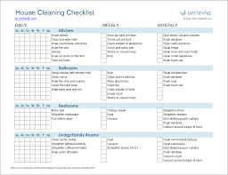 House Cleaning Checklist Templates 9 Free Docs Xlsx Pdf Cleaning Checklist Template Cleaning Schedule Printable House Cleaning Checklist