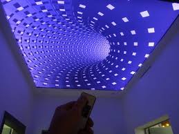 3d Infinity Ceiling Stretch Ceiling 3d Illusion Effect On Stretch Ceilin False Ceiling For Hall False Ceiling Design Ceiling Design