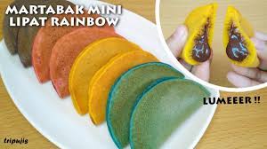 Lihat juga resep martabak manis lipat enak lainnya. Martabak Mini Lipat Rainbow Kesukaan Anak Anak Youtube