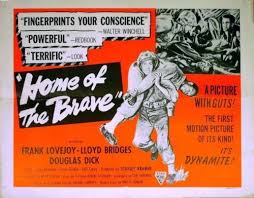 Home Of The Brave 1949 James Edwards Frank Lovejoy Us Half Sheet Poster Ebay Brave Lloyd Bridges Home Of The Brave