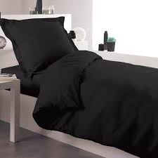 Housse de couette unie en mesures spéciales et toutes les mesures standard de berceau, lit enfant extensible et lit. Housse De Couette Unie 1 Personne Coton Charbon 140x200cm