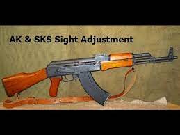 Well, my ak shoots dead straight, and thats how i adjusted it, as well as a couple of other guy's. How To Adjust Ak Sks Iron Sights Youtube