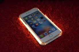 Fujicar iphone 6 plus case iphone 6s plus case for girls,glossy slim fit clear bumper shock proof flexible soft tpu full body protective cover with 360 degree rotating ring for iphone 6plus/6s plus. Buy Iphone 6 Plus 6s Plus Selfie Black Led Light Case Cover