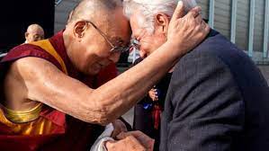 Norman Actor Richard Gere Attends Dalai Lama's 90th Birthday Celebrations  In Dharamshala